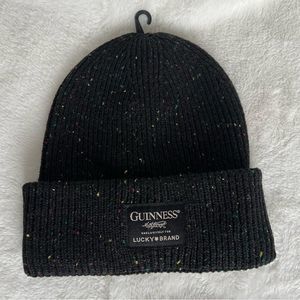 NWT Lucky Brand x Guinness Limited Edition Black Unisex Beanie